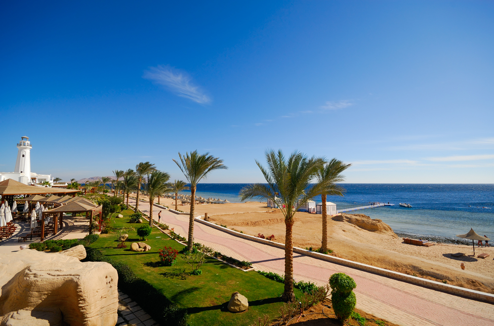 Plaża, wiosna w Egipcie, Sharm el Sheikh, licencja: shutterstock/By 