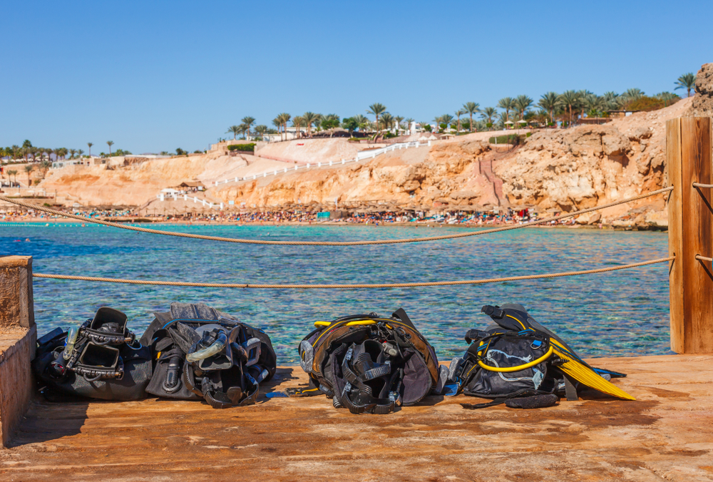 Sprzęt do nurkowania w Sharm el Sheikh, Egipt